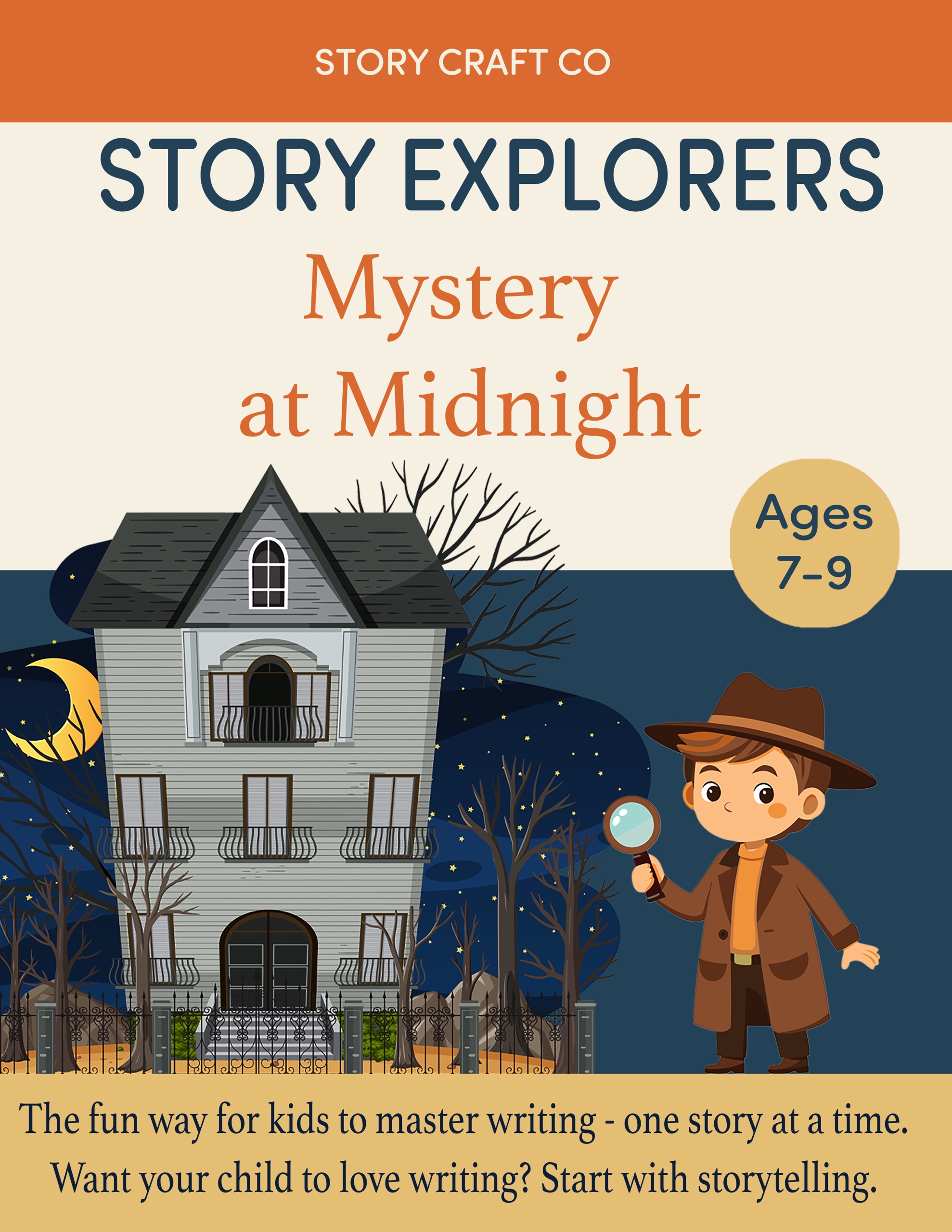 Cover of the Mystery at Midnight workbook